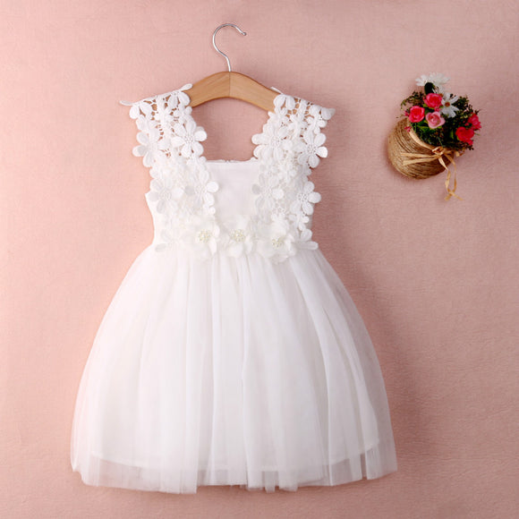 Lace Tulle Flower Dress