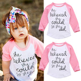 She Believes T-shirt Pink