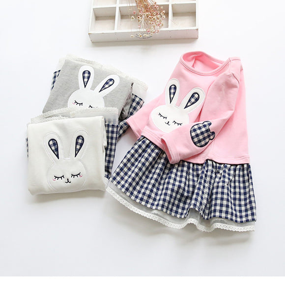 Long Sleeve Bunny  Dress