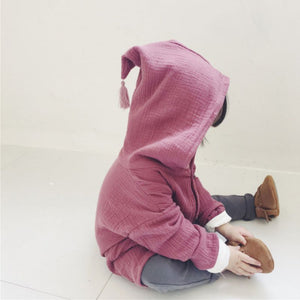 Tassel Hooded Outerwear