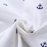 Anchor Set Navy blue White T-Shirts Shorts