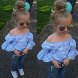 Top Striped + Jeans Set