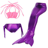 Little Mermaid Tail Bikini Costume 3PCS