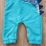 Blue Dinosaur Overall