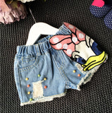 Cartoon Denim Shorts