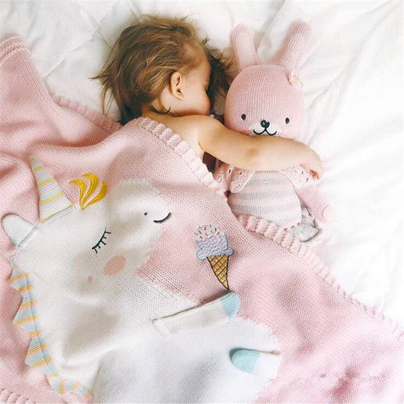 Unicorn Blanket & Bath Towel