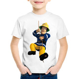 Cartoon Fireman T-Shirt