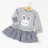 Long Sleeve Bunny  Dress