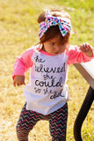 She Believes T-shirt Pink
