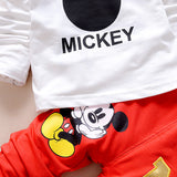 3 Piece Set Hooded Coat Mickey