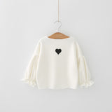 T-Shirt Long Sleeve Love Heart