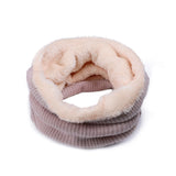Scarf Warm Collar Girls Velvet
