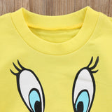 Cartoon Cotton Long Sleeve T-shirt