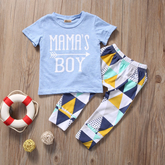 Letter Words Tops+Pants
