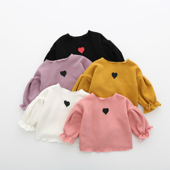 T-Shirt Long Sleeve Love Heart