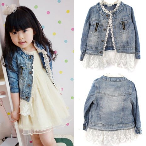 Lace Jean Jacket