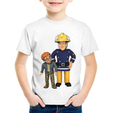 Cartoon Fireman T-Shirt