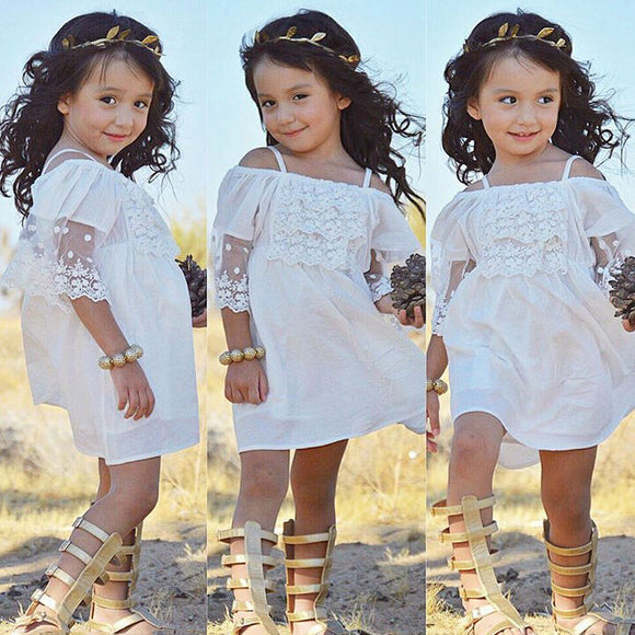 Lace Mini Cute Dress