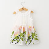 Embroidery Flowers Dress
