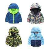 Jacket Coat Hooded Windbreaker