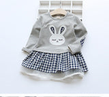 Long Sleeve Bunny  Dress