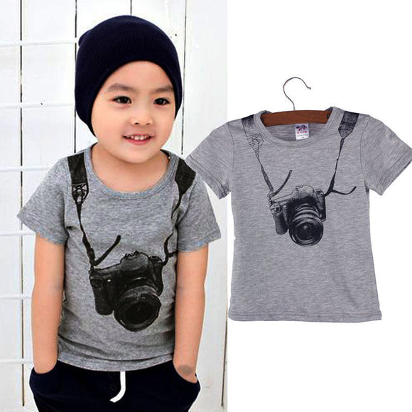 T-Shirt Casual 3D Camera