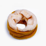 Scarf Warm Collar Girls Velvet