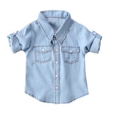 Denim Shirt Clothes Blouses & Shirts