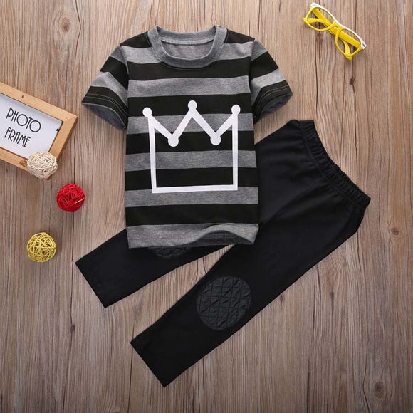 Tops+Long Pants 2pcs Set