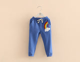 Rainbow Pants Trousers Drawstring