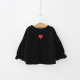 T-Shirt Long Sleeve Love Heart