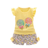 2PCS  T-shirt + Shorts Set