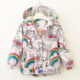 Rainbow Jacket Hooded