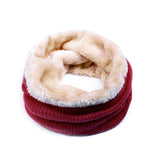 Scarf Warm Collar Girls Velvet