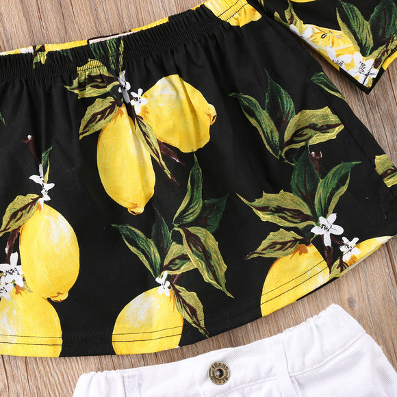 Lemon Top + Short Set