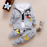 3 Piece Set Hooded Coat Mickey