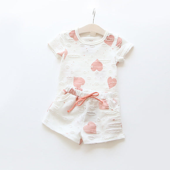 Heart Top + Shorts