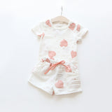 Heart Top + Shorts