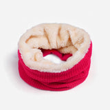 Scarf Warm Collar Girls Velvet