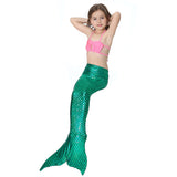Little Mermaid Tail Bikini Costume 3PCS