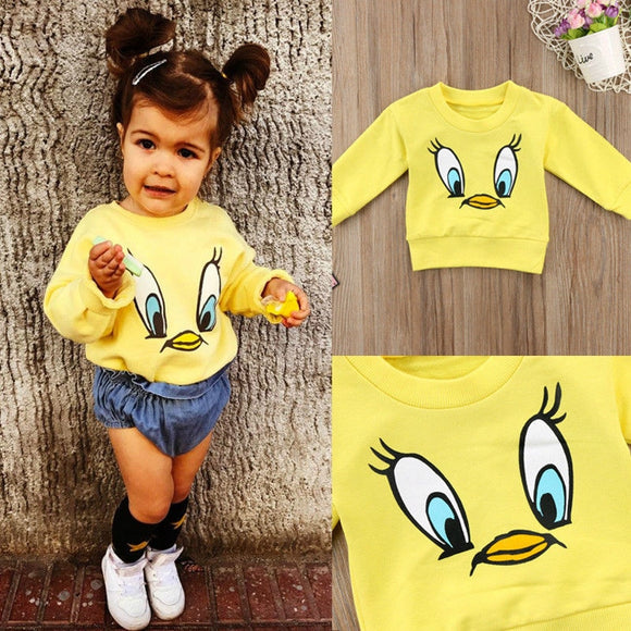 Cartoon Cotton Long Sleeve T-shirt