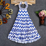 Wave Stripe Long Dress