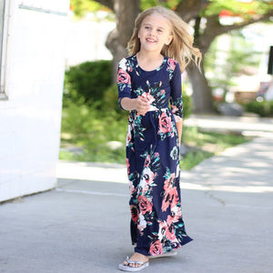 Flower Long Dress