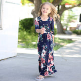 Flower Long Dress