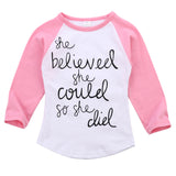 She Believes T-shirt Pink