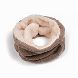 Scarf Warm Collar Girls Velvet