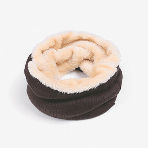 Scarf Warm Collar Girls Velvet