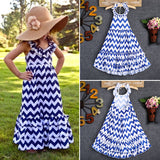 Wave Stripe Long Dress