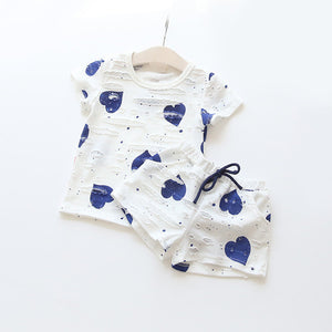 Heart Top + Shorts