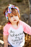 She Believes T-shirt Pink
